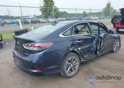 2018 Hyundai Sonata Hybrid Limited from USA, damaged, VIN KMHE34L31JA087408